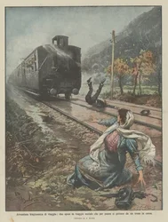 Tragicomic Travel Adventure, Newlyweds on Honeymoon Jump from a Moving Train Out of Fear